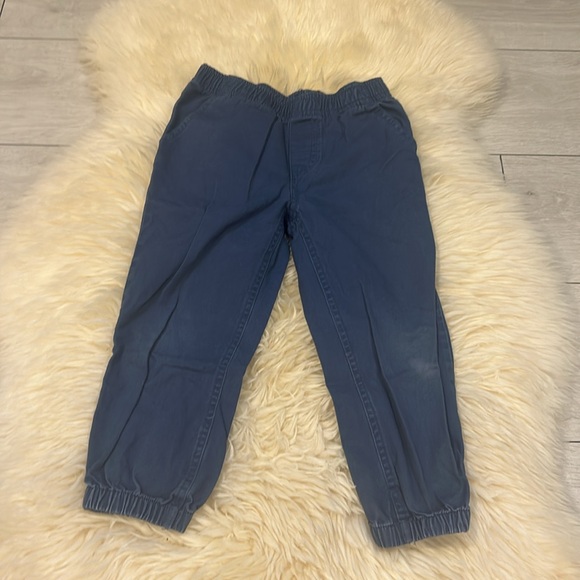 Nautica 3 Piece Set Blue Long-Sleeve Button Down Sweater Vest & Pants Size 4T - Picture 8 of 13